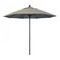 California Umbrella 9' Black Aluminum Market Patio Umbrella, Sunbrella Spectrum Dove 194061335093 - alternate 1